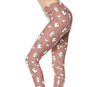 Women's High Waisted Unicorn Craze Legging